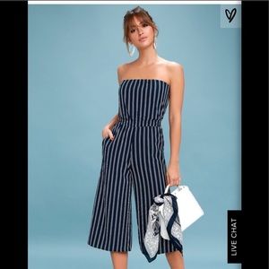 Lulus strapless jumpsuit romper